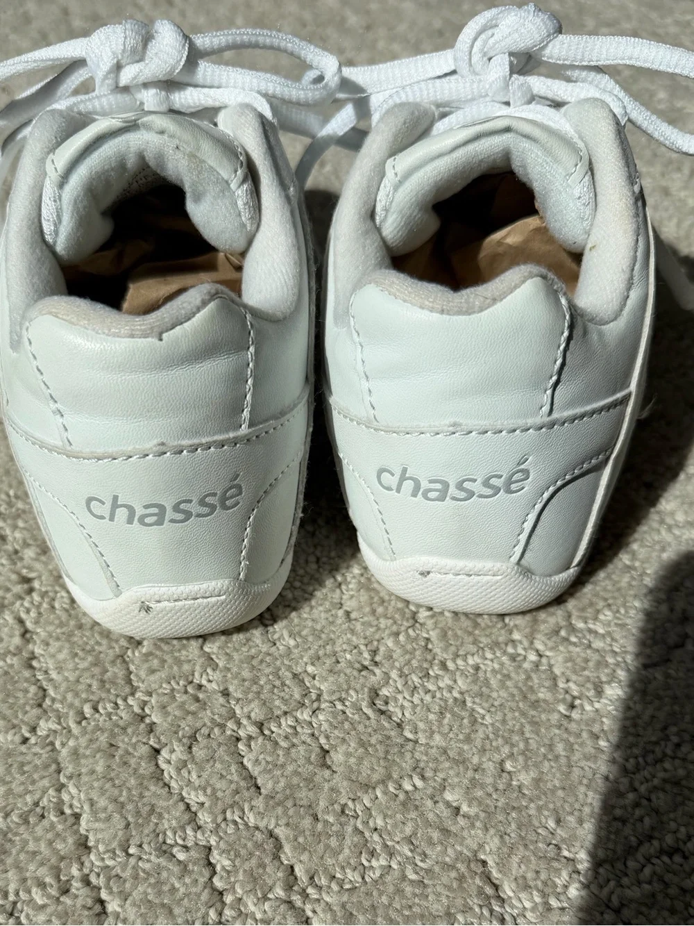 Chasse white cheerleading